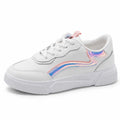 Women's New White Flat Running Casual Shoes