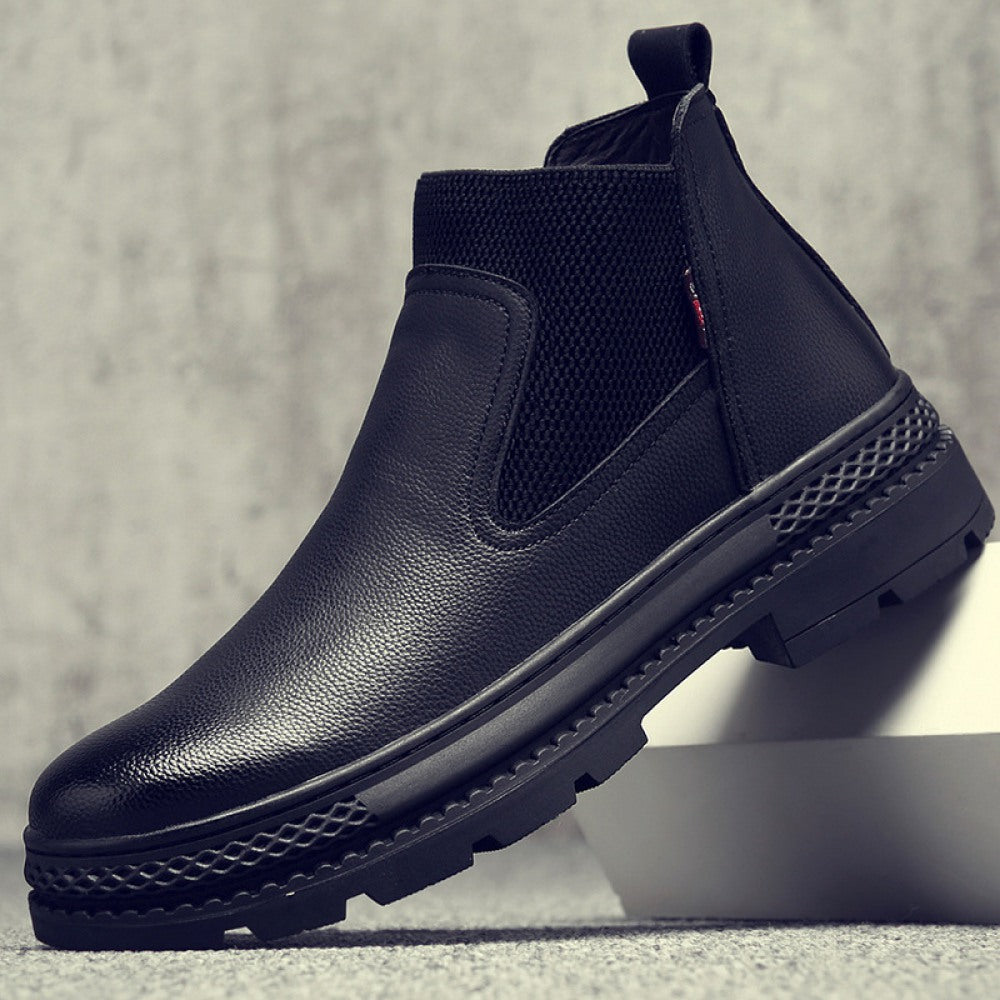 Men's Autumn Leather Short Martin Boots