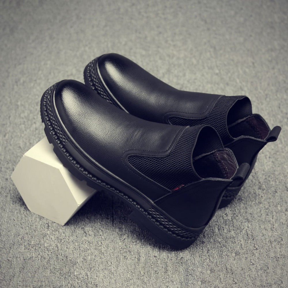 Men's Autumn Leather Short Martin Boots