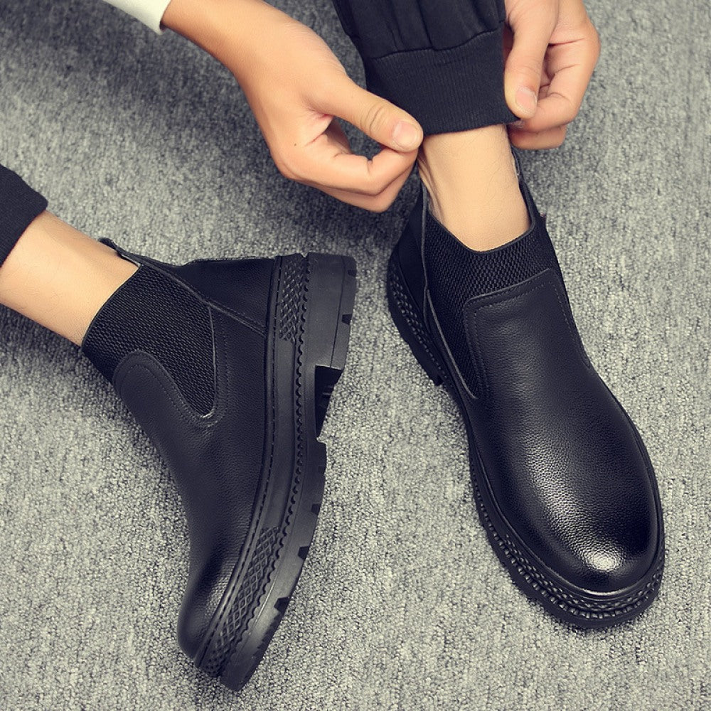 Men's Autumn Leather Short Martin Boots